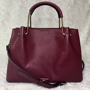 ALDO Burgundy Tote Handbag / Crossbody - Like New